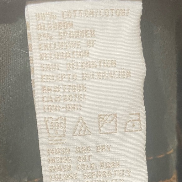 VTG! Tommy Hilfiger Brown Corduroy Skirt Size 10 - Picture 8 of 9